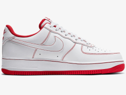 Giày Nike Air Force 1 Low White University Red - CV1724-100