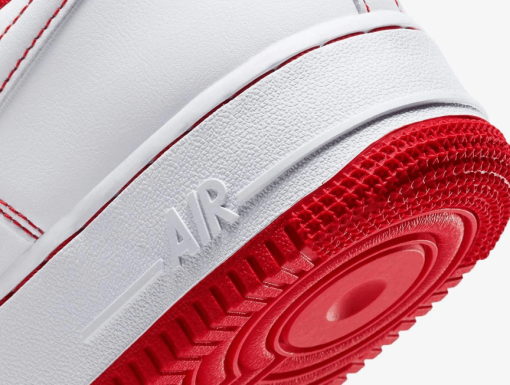 Giày Nike AF 1 Low White University Red - CV1724-100