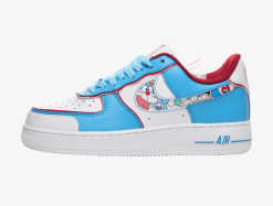Giày Nike Air Force 1' 07 Low Doraemon xanh dương - BQ8988-106